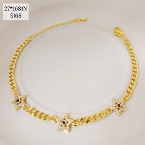 PULSERA CADENA  MULTI  DIJES ESTRELLA