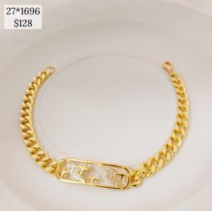 PULSO CADENA PLANCHADA DIJE RECTANGULO RAYOS Y LUCEROS