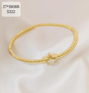 ARO BOLITAS ESTRELLA CIRCONIA