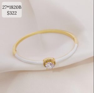 PULSERA  CZ CIRCULO RODEADO MINI CZ  PULSO COLOR