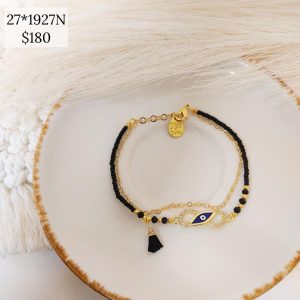 PULSO CHAQUIRA DIJE INFINITO OJO COLOR