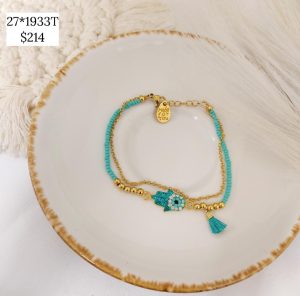 PULSO CHAQUIS MANO FATIMA BOTON CRISTALES