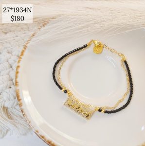 PULSO CHAQUIRA BARRA BRILLOS  SIMBOLOS