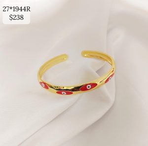 ARO ANCHO CON OJOS SEMILLA EN COLORES