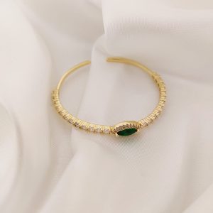 ARO RIGIDO CZ CON SEMILLA CIRCONIA COLOR