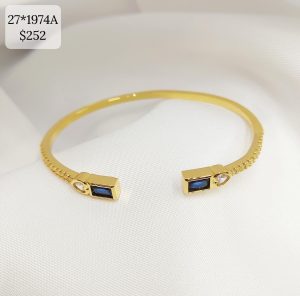 ARO ABIERTO TORSAL PUNTAS CORAZON/ RECTANGULO CZ