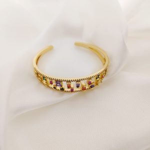 PULSO RIGIDO CON ZIRCONIAS CUADRITO