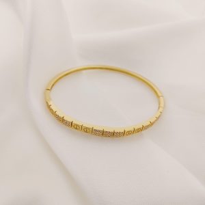 PULSO RIGIDO CON CUADROS ZIRCONIA