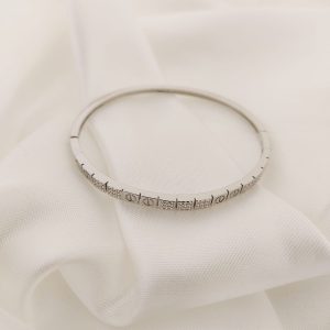 PULSO RIGIDO CON CUADROS ZIRCONIA