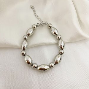PULSERA BOLAS DEL 8 Y SEMILLAS