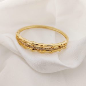 PULSO LINEA PAVE RIELES LATRALES BAMBU