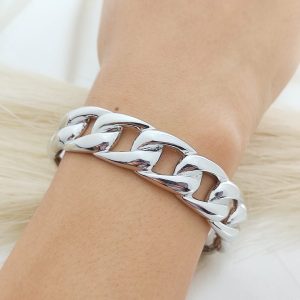 BRAZALETE ENGRANES CADENA PLANCHADA