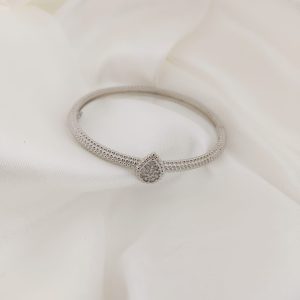 PULSO RIGIDO DIJE GOTA CON ZIRCONIAS