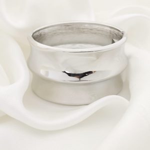 BRAZALETE GRUESO DOBLE RONDANA CONCAVA