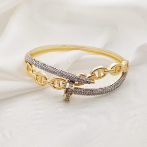 PULSO CLAVO PAVE Y CAD OVALOS