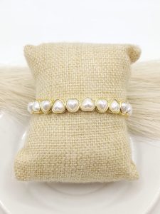 PULSO MINI CORAZON PERLA ENCONTRADOS