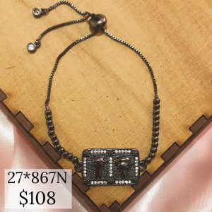 PULSERA BOLITA PLACA NI?O Y NI?A