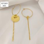 ARETE LARGO CIRCULO PLATILLO CHICO Y GRANDE