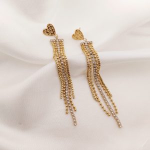 ARETE CORAZON CON TIRA DE ZIRCONA AL CENTRO