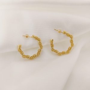 ARRACADA ALAMBRE ONDULADO