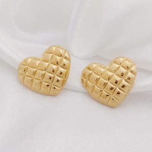 ARETE CORAZON GRABADO RETICULA ROMBO