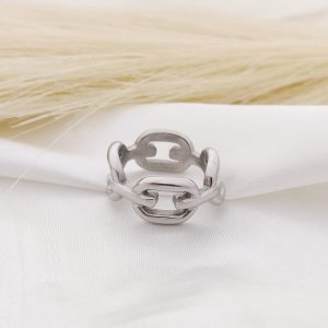 ANILLO ENGRANE OVALO UNIDO POR LINEA