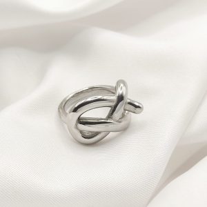 ANILLO CUEDA LISA DOBLE NUDO