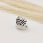 ANILLO RAYADO CONCHA CORAZON