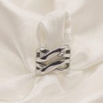 ANILLO DOBLE BARRAS EN X CRUZADAS