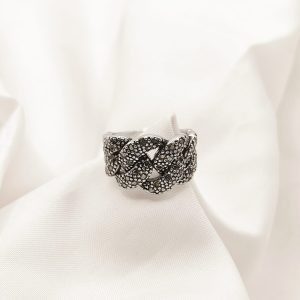 ANILLO ENGRANES ROMBO ANCHOS CZ