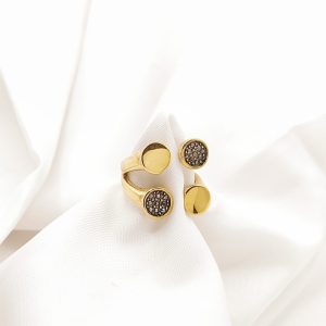 ANILLO ENGRANES PLANCHADOS CZ