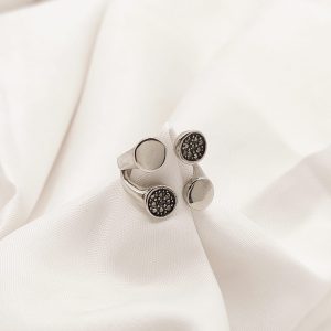 ANILLO ENGRANES PLANCHADOS CZ