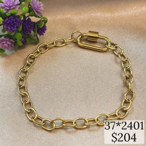 PULSERA DAMA, AJUSTABLE ESLABON Y CANDADO