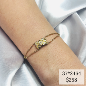 PULSERA PLACA RECTANGULAR