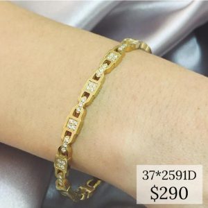 PULSO RIGIDO CANDADOS ENTRELAZADOS