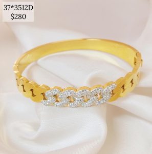 PULSO RIGIDO CAD PLANCHADA BRILLLOS ROMBO