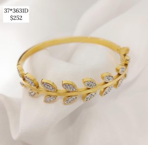 PULSO RIGIDO HOJAS CON ZIRCONIA