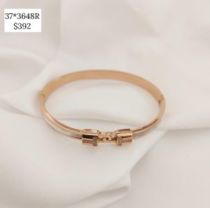 PULSO ARO CON DOS CANDADOS ENTRELAZADOS ARO MP