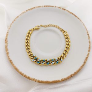 PULSO CAD PLANCHADA OJITOS PINTADOS EN ESLAVON