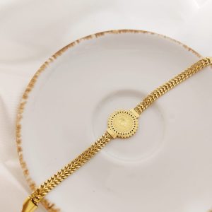 PULSERA EXTENSIBLE CADENA DIJE MONEDA
