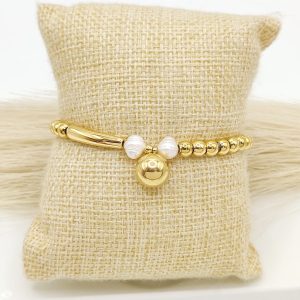 PULSO BOLAS Y BARRA DIJE BOLA