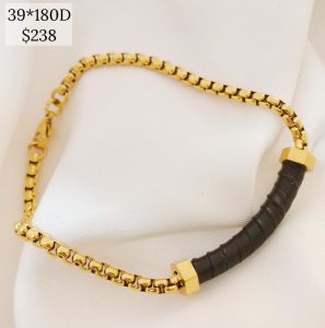 PULSO CADENA BARRA CON PIEL ENREDADA