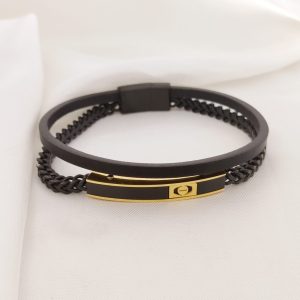 PULSO DOBLE PUEL Y CADENA Y BARRA GRUESA PICOS