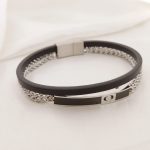 PULSO DOBLE PUEL Y CADENA Y BARRA GRUESA PICOS