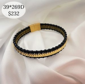 PULSO TRIPLE CON LINEA DE ACERO AL CENTRO