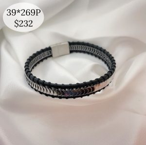 PULSO TRIPLE CON LINEA DE ACERO AL CENTRO