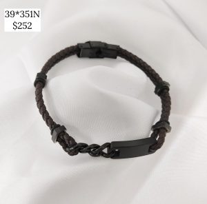 PULSO TRENZADO BARRA CHICA Y CADENA