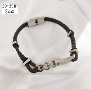 PULSO TRENZADO BARRA CHICA Y CADENA