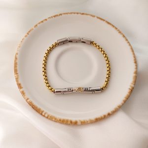 PULSO CABALLERO DE ACERO CON PLACA TUBULAR