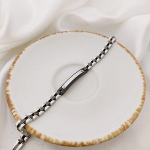 PULSO ROLEX CON BARRA LISA CON BARRA BRILLO DOS REMACHES